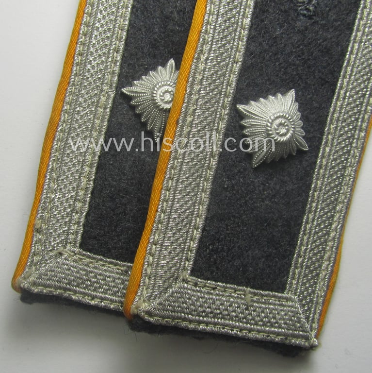 Superb pair of WH (Luftwaffe) NCO-type shoulderstraps: 'Feldwebel der Flg. o. FJ-Trpn.'