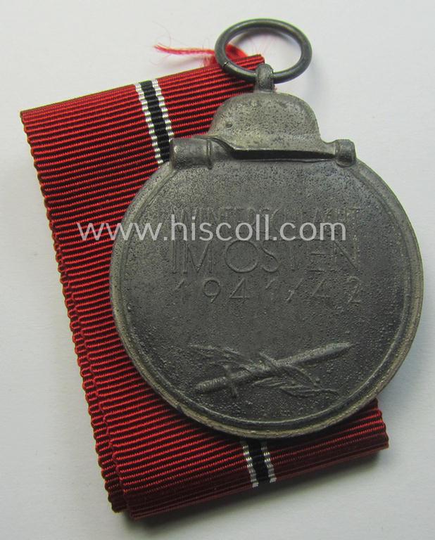 Medal-set: 'Winterschlacht im Osten 1941-42' being a maker- (ie. '55'-) marked specimen by the maker: 'J.E. Hammer & Söhne'