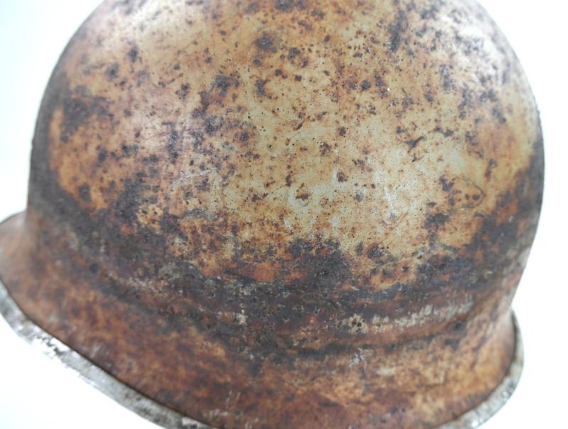 US WW2 Salty Navy M1 Helmet