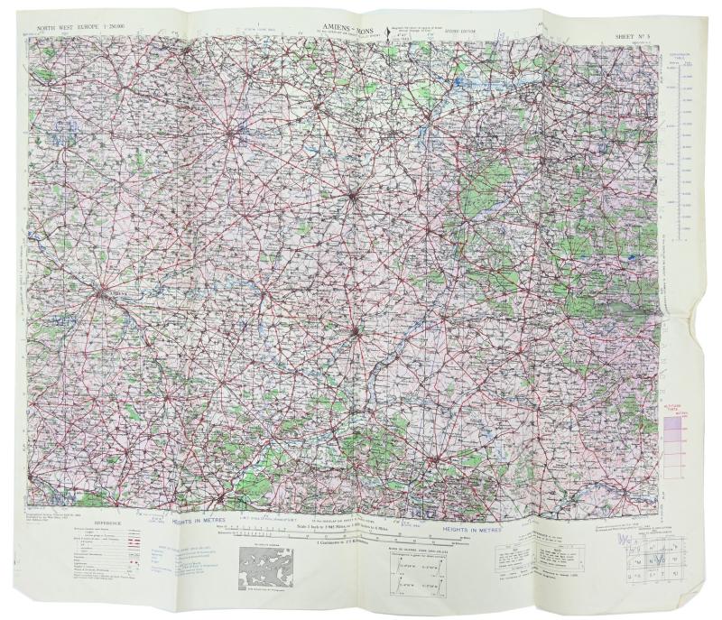 British WW2 Mapcase of Capt. Harris RASC