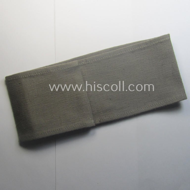 Greyish-coloured- and/or typical linnen-based example of an early-pattern- (ie. 'Deutsches Reichsheer'-) related armband entitled: 'Deutsches Reichsheer' (being of the entirely printed-type)