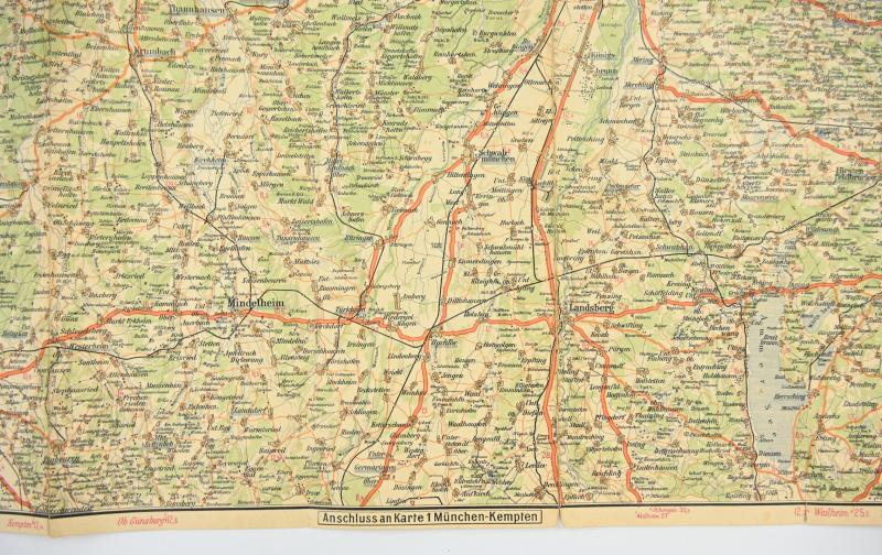 German Third Reich Era Roadmap Augsburg