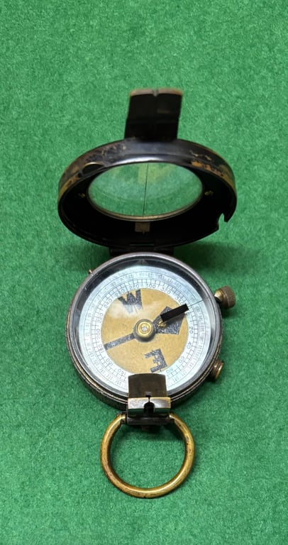 Attributed WW1 Dollond of London Compass-KOYLI Interest