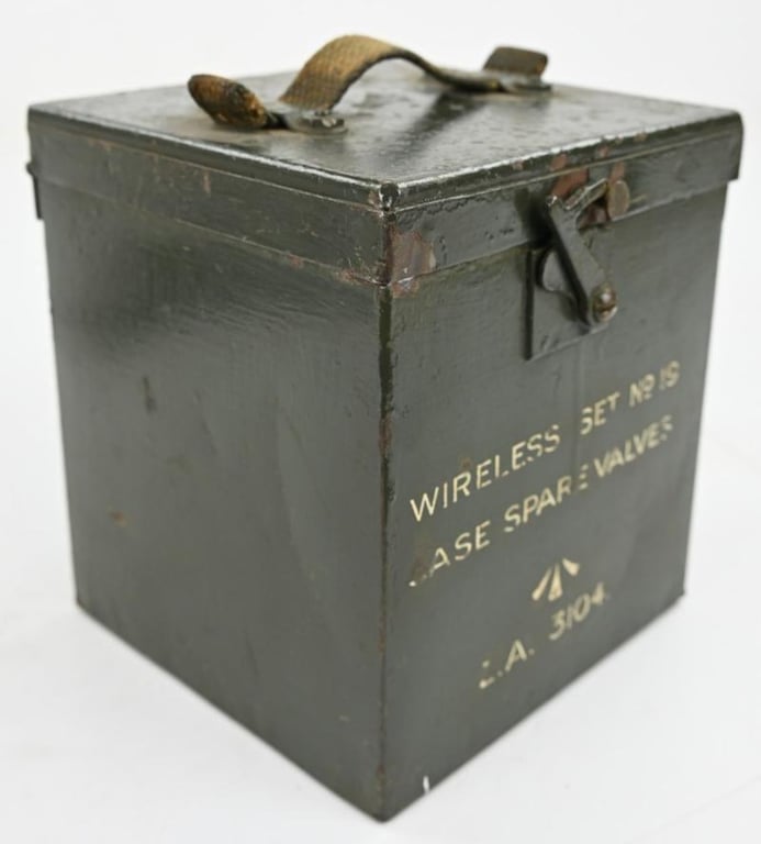 British WW2 Wireless Set No.19 Spare Valves Kit