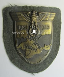 WH (Heeres ie. Waffen-SS) 'Krim'-campaign-shield (as was produced...