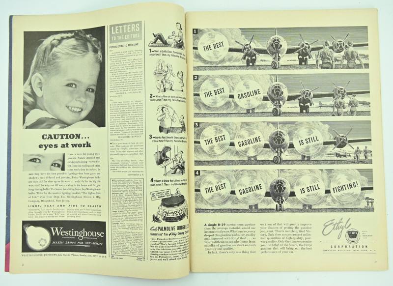 US WW2 Life Magazine March 1945