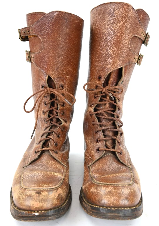 British WW2 Officer Twin Buckle Boots 1942