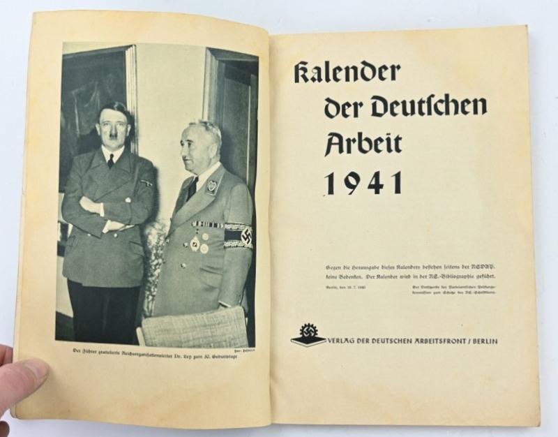 German DAF Kalender 1941