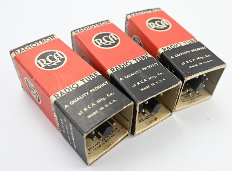 US WW2 Army Navy Radio Tube Set