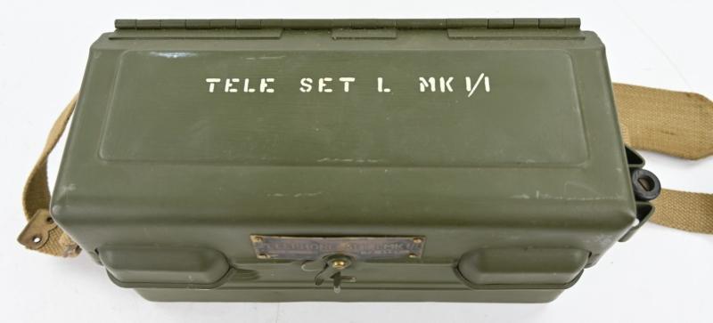British WW2 Field Telephone Set L MK 1/1 with Carryin strap