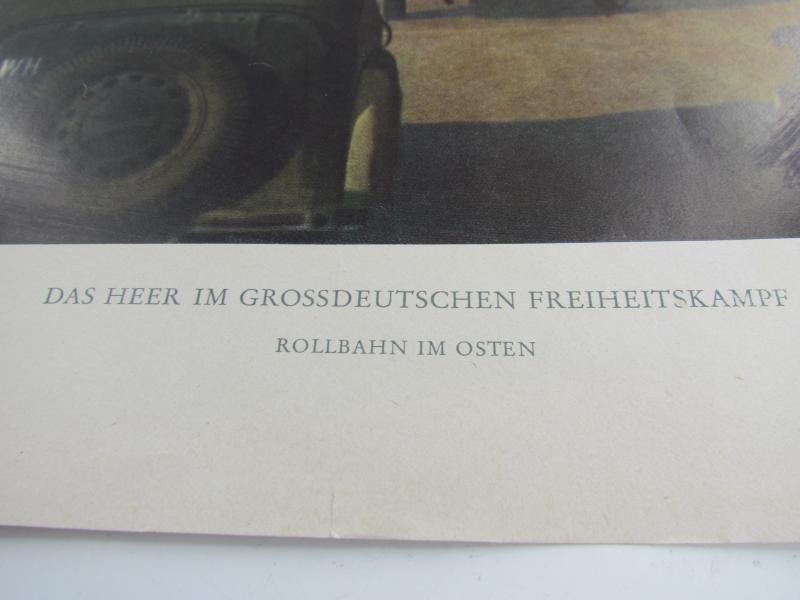 German.Printed Photo,”Das Heer Im Grossdeutschen Freiheitskampf