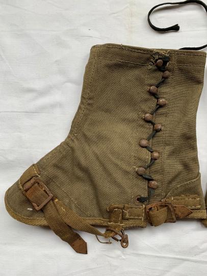WH (Heer) Gebirgsjäger Canvas Gaiters