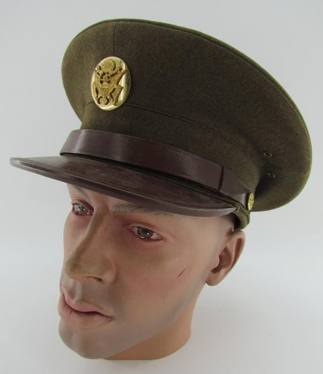 US WWII EM Service Visor Cap "1940"