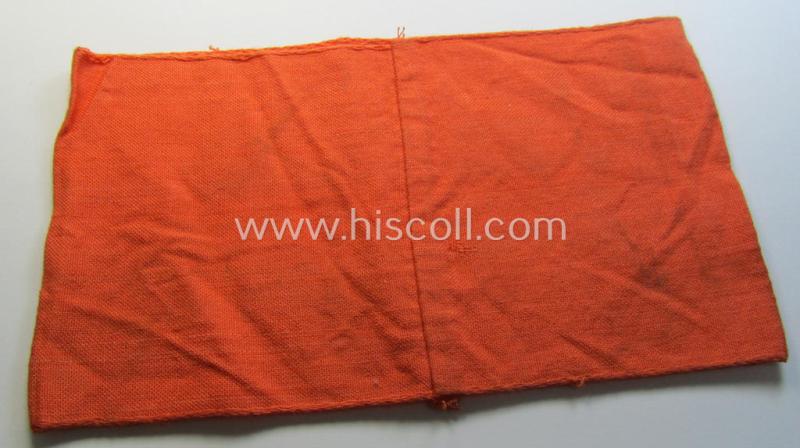 Attractive - and rarely seen! - example of a WH (Heeres) related armband (ie. 'Armbinde') entitled: 'Verkehrs-Aufsicht' (being of the 'entirely-woven'-type in a technique similar to the 'BeVo'-weave pattern)