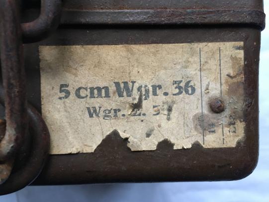 WH (Heer) Metal 5cm Mortar Ammo Case