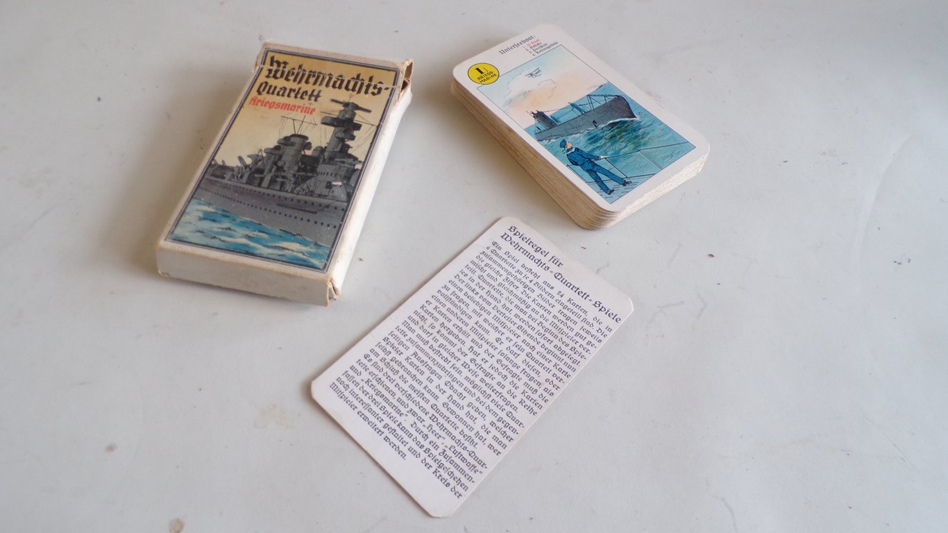 Wehrmachts-Quartett Game - Kriegsmarine Edition