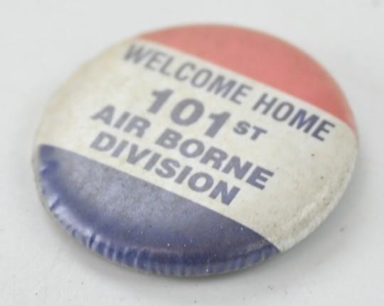 US WW2 101st Airborne Division Welcome Home Button