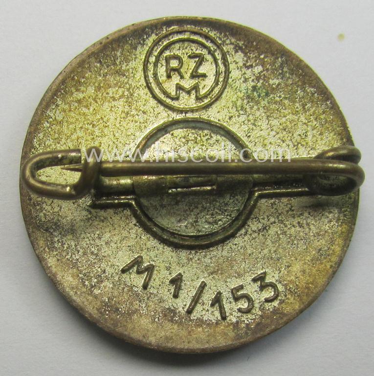 'N.S.D.A.P. - Parteiabzeichen' showing the makers'-designation: 'RzM' and/or: 'M1/153'