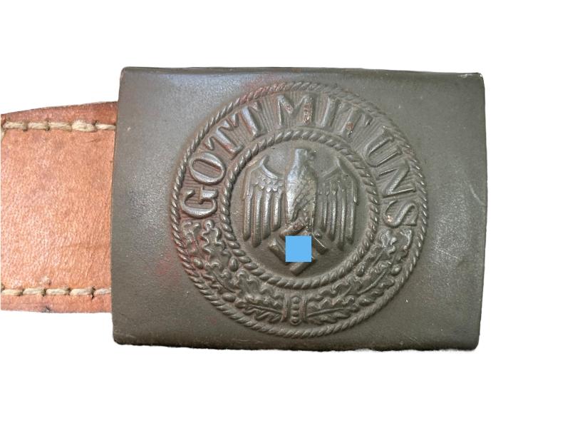 WH (HEER) Steel Belt Buckle  '' C.T. Dicke ''