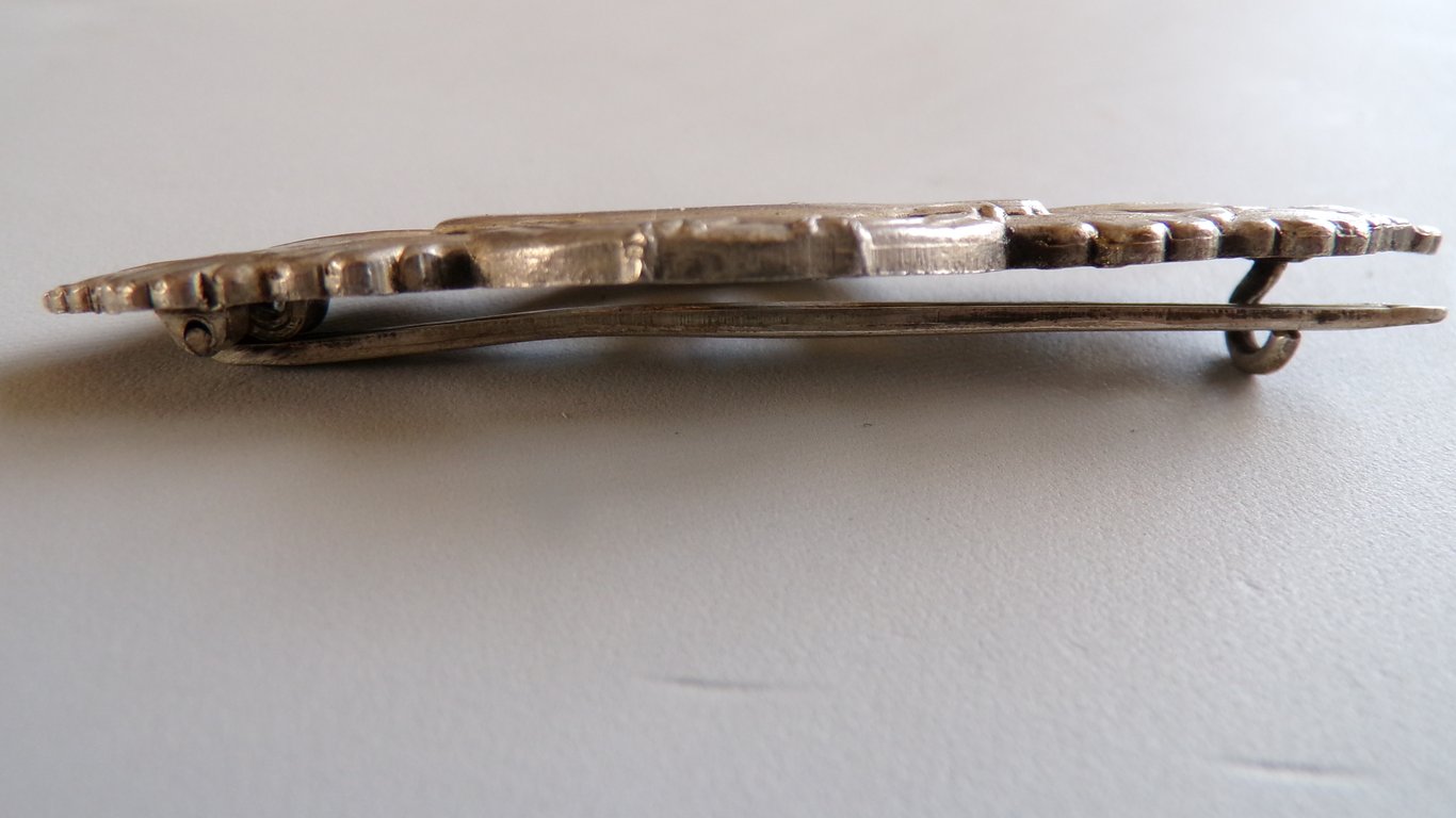 U-Boat Front Clasp in Silver Schwerin Berlin