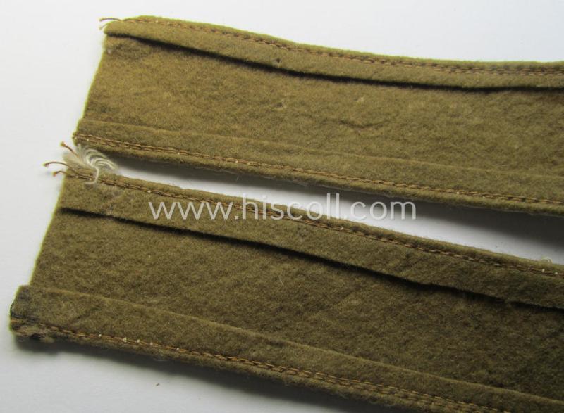 Attractive, WH (LW o. Heeres) cuff-title (ie. 'Ärmelstreifen') entitled: 'Afrika' (being a full-length example that comes in an issued-, used and/or carefully tunic-removed, condition)