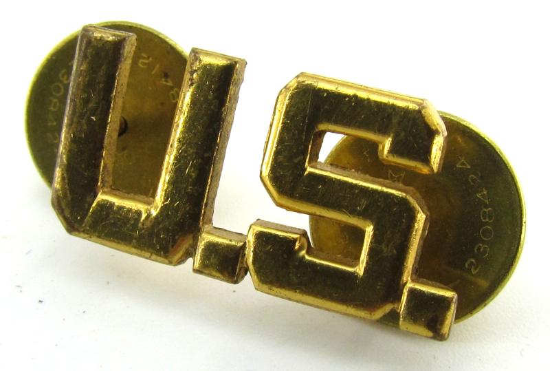 1x US WWII Collar Pin U.S