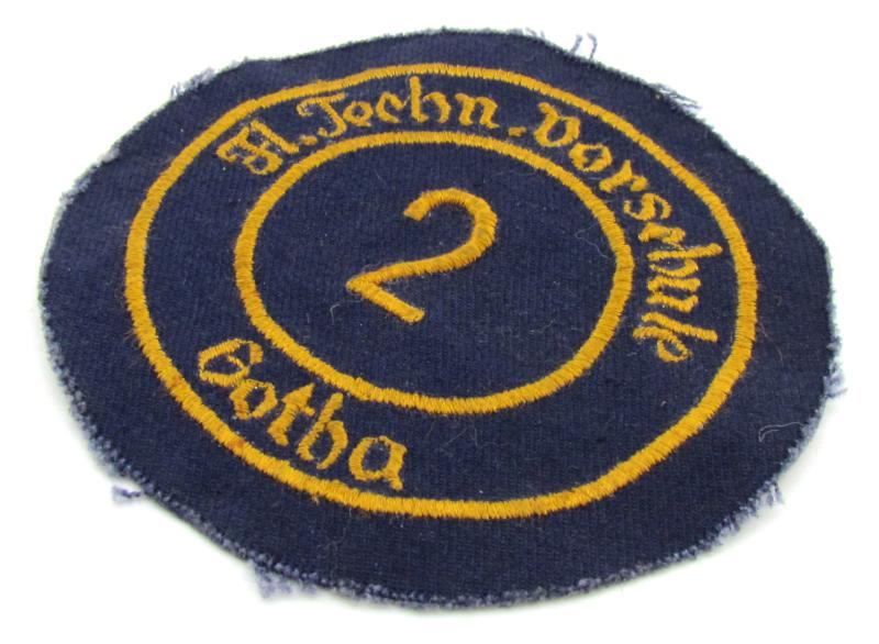 Flieger-HJ 'Fl. Tech.Vorschule Gotha 2' Arm Patch with RZM Label