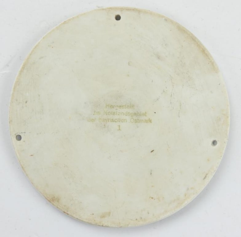 German NSV Memberplate 'Bayerische Ostmark'