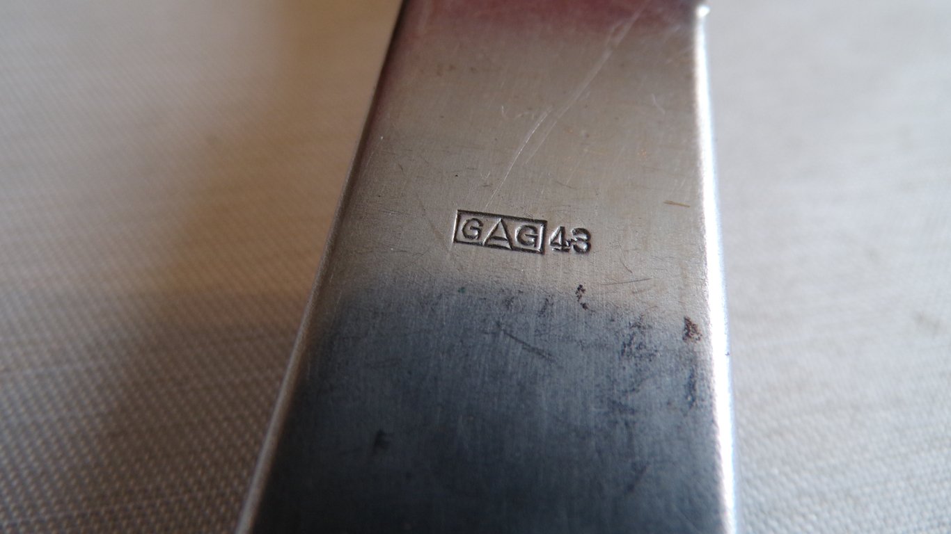 Matching 1943 4-Piece "Klaue" Field Utensil Set