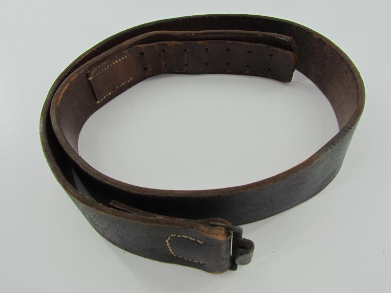 German Leather Equipment Belt