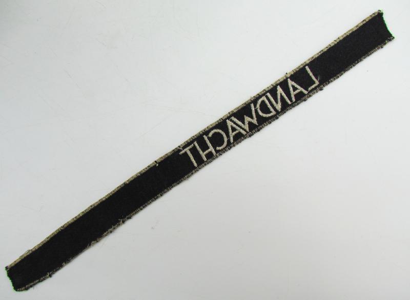 Dutch 'Landwacht' Cufftitle