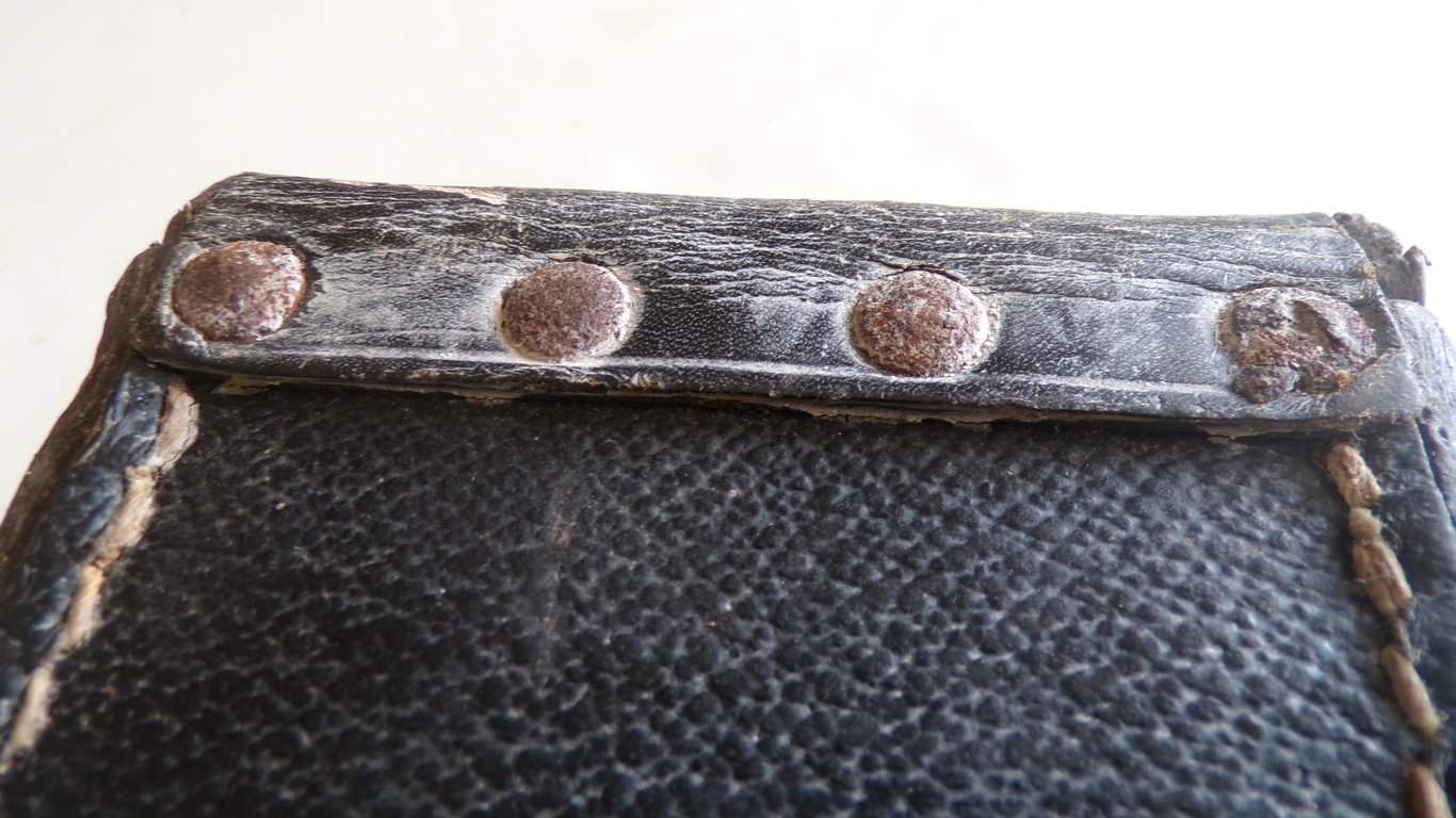 O.B. 33 Field Telephone Handset Pouch - WaA Ink Stamped