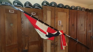 Fully matching Hitler Youth parade flag part 2