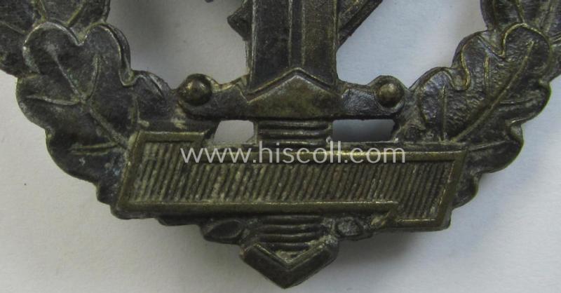'SA-Sportabzeichen für Kriegsversehrten' (ie.: SA-sports'-badge for the war-disabled) being a detailed example that is nicely maker- (ie. 'RzM M1/100'-) marked on its back
