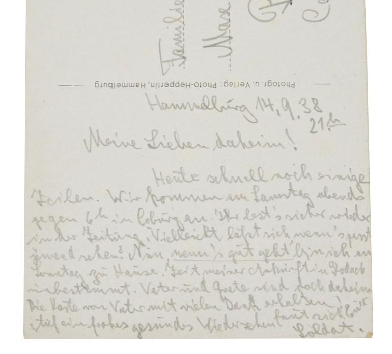 German WH Postcard 'Truppenübungsplatz Hammelburg'