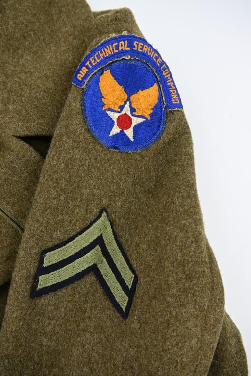USAAF WW2 Wool Melton O.D. Overcoat