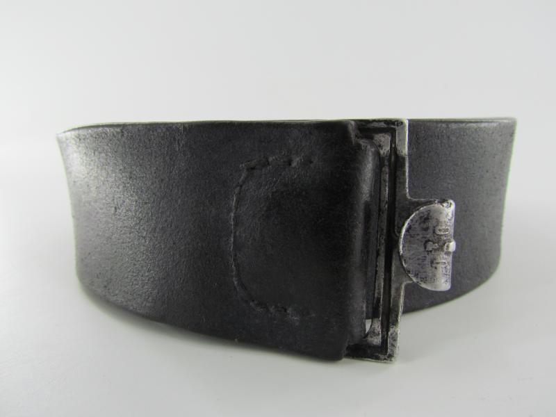 German Leather Equipment Belt with aluminum hook ( O&C )