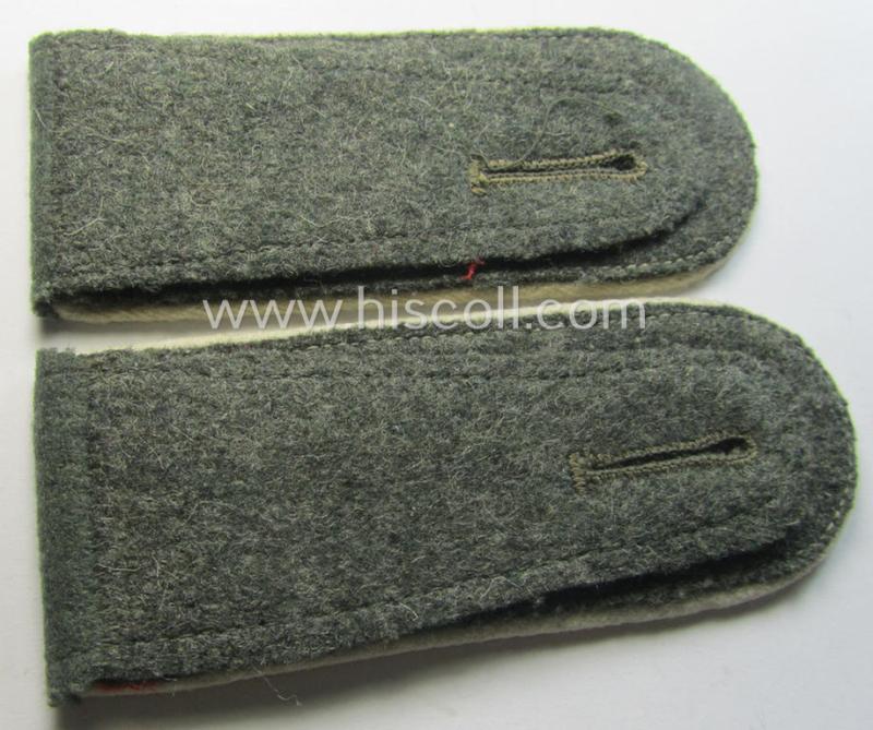 Pair of early-period- (ie. 'Reichswehr'-era), WH (Heeres) 'cyphered' EM-type shoulderstraps: 'Soldat des Inf.-Rgts. 8'