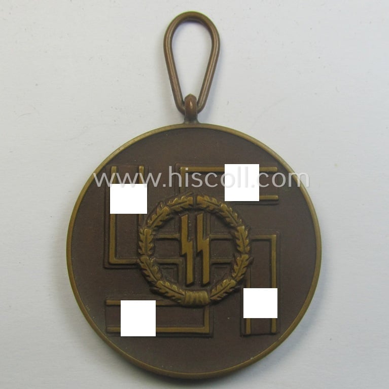 SS- (ie. Waffen-SS) loyal-service award ie. 'SS-Dienstauszeichnung 3. Stf.' (as awarded for 8 years of loyal-service)