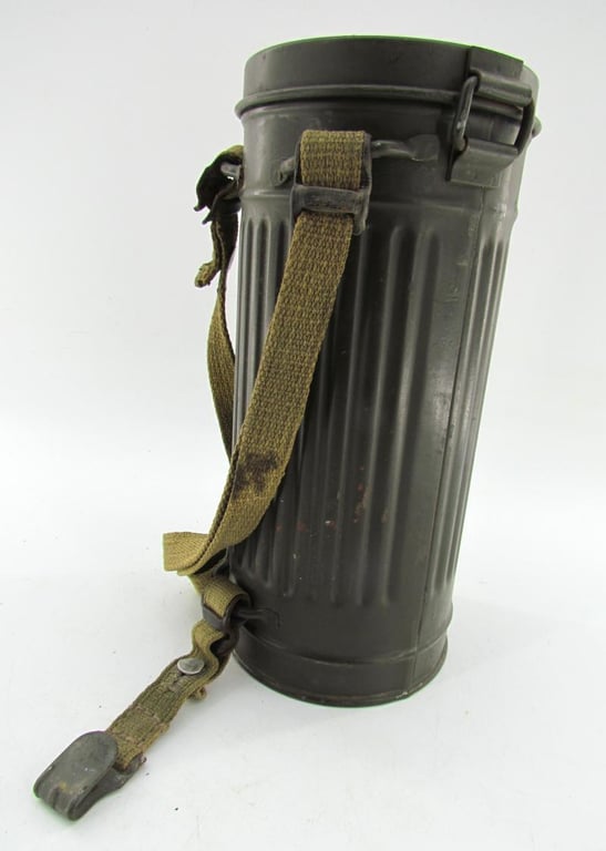 WH/SS Gasmask Cannister With Contents