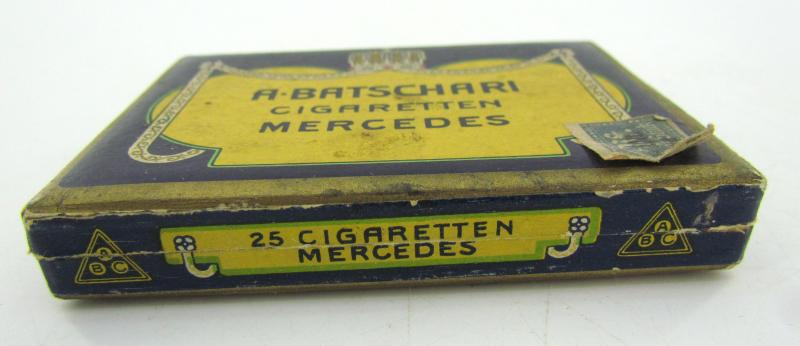 A. Batschari Mercedes cigaretten Carboard box ( empty )