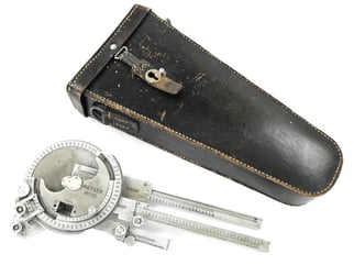 German WH Messdreieck 34 in Ersatz Pouch