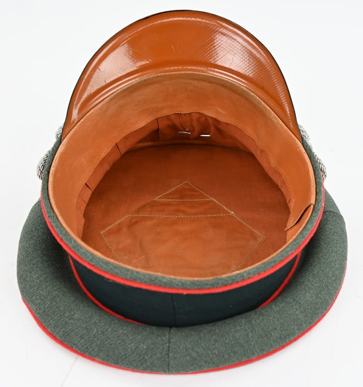 German WH Officer Visor Cap Artillery