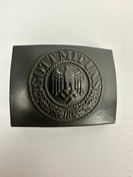 Steel Heer belt buckle marked C.T.D. 1943 "mint"