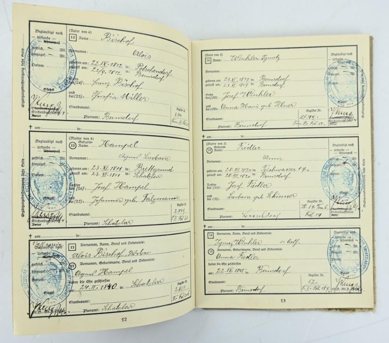 German Third Reich 'Ahnenpass' Ancestral Passport