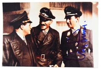 Postcard with Signature of LW KC-OLS&D Recipient 'Adolf...