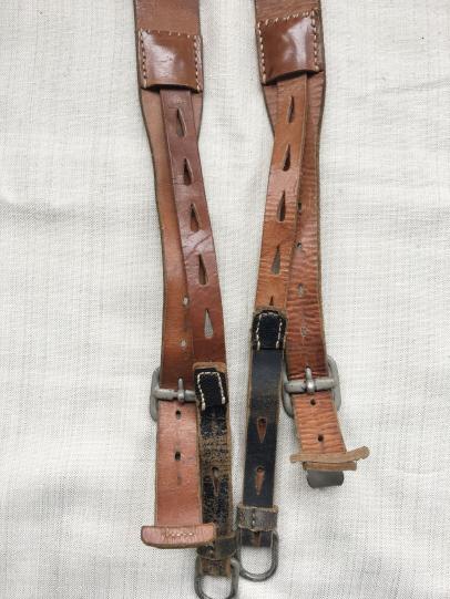 WH (Heer) Leather Y-Straps -1942-