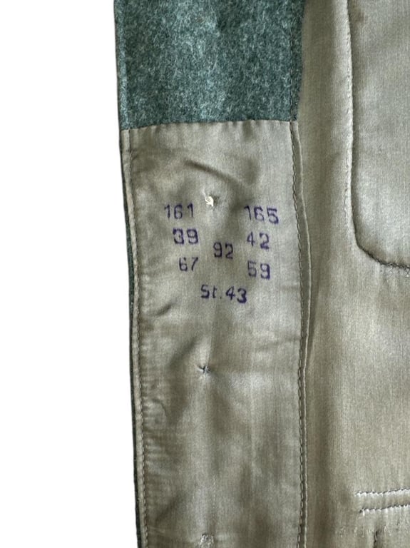 Wehrmacht ‘Gebirgsjäger’ officer M36 Feldbluse for Hauptmann