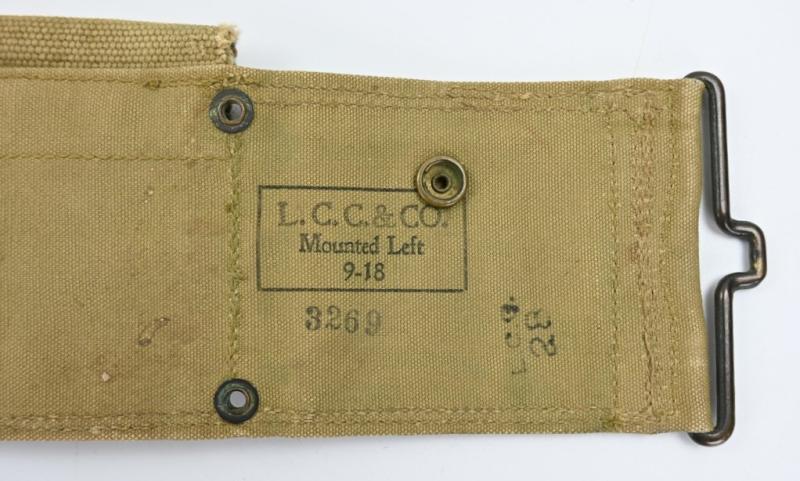 US WWI M1917 Mounted Ammo Belt