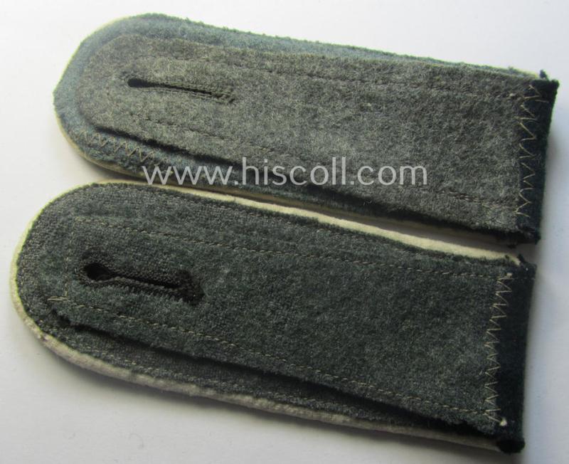 Pair of WH (Heeres), early- (ie. pre-) war-period- (ie. 'M40'-pattern) EM-type shoulderstraps: 'Soldat der Infanterie-Trpn.'